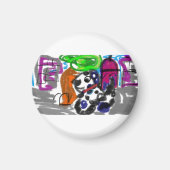 Dalmatiër in de stad magneet (Voorkant)