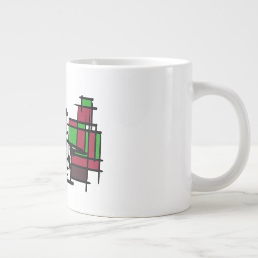 Dalmatiër in de winter grote koffiekop (Rechts)