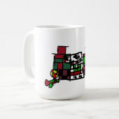 Dalmatiër in de winter koffiemok (Voorkant links)