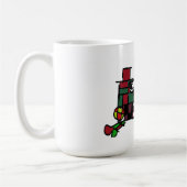 Dalmatiër in de winter koffiemok (Links)