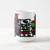 Dalmatiër in de winter koffiemok (Center)