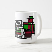 Dalmatiër in de winter koffiemok (Voorkant rechts)