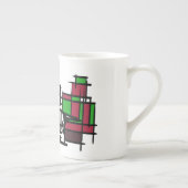 Dalmatiër in de winter porselein kop (Rechts)