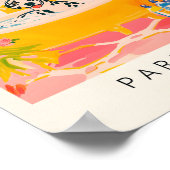 Dalmatiër in een bad, grappige badkamer muur kunst poster (Hoek)