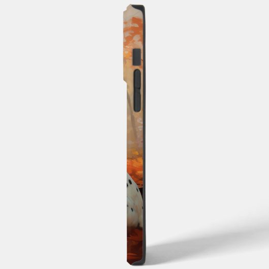 Dalmatiër in herfstbladeren Herfst inspireren Case-Mate iPhone Case (Achterkant / Links)