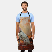 Dalmatiër in herfstbladeren Herfst inspireren Schort (Gedragen)