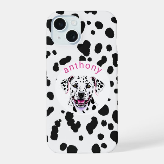 Dalmatiër iPhone 15 Case (Achterkant)