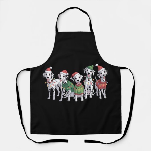 Dalmatiër Kerst liefhebber Xmas hond moeder Schort (Voorkant)