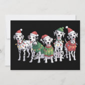 Dalmatiër Kerstliefhebber Xmas Hondenmoeder Feestdagenkaart (Voorkant)