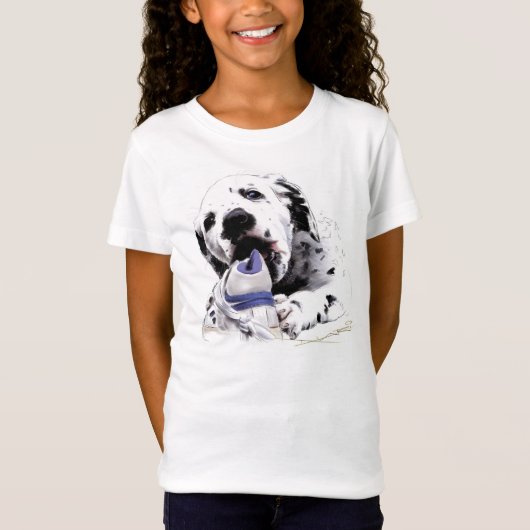Dalmatiër – Kleurtekening T-shirt (Voorkant)