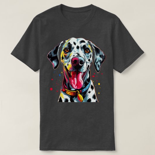 Dalmatiër lachend t-shirt (Design voorkant)