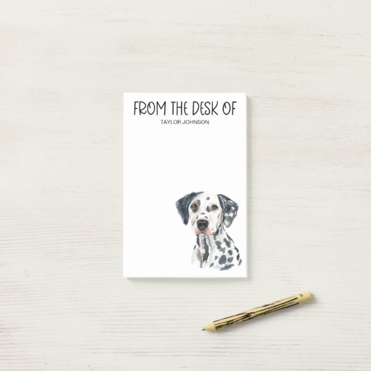Dalmatiër Liefhebber Post-it® Notes (Op bureau)