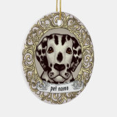 Dalmatiër Loving Memory-sieraad Keramisch Ornament (Rechts)