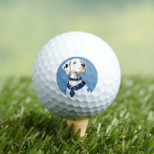 Dalmatiër Met Blauwe Halsband Golfballen (Insitu Shirt)