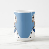 Dalmatiër Met Blauwe Halsband Koffiemok (Center)