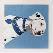 Dalmatiër Met Blauwe Halsband Legpuzzel (Horizontaal)
