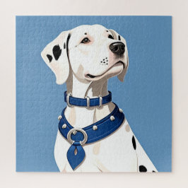Dalmatiër Met Blauwe Halsband Legpuzzel