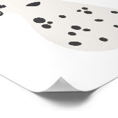 Dalmatiër met Bloemenkroonkwekerij Kinder Poster (Hoek)