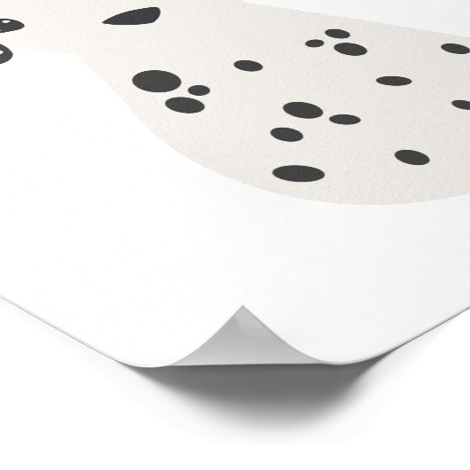 Dalmatiër met Bloemenkroonkwekerij Kinder Poster (Hoek)