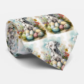 Dalmatiër met paaseieren stropdas (Opgerold)