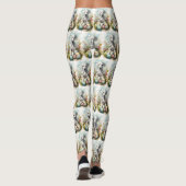 Dalmatiër met Pasen Eieren Leggings (Achterkant)