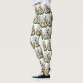 Dalmatiër met Pasen Eieren Leggings (Links)