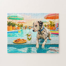 Dalmatiër met snack legpuzzel
