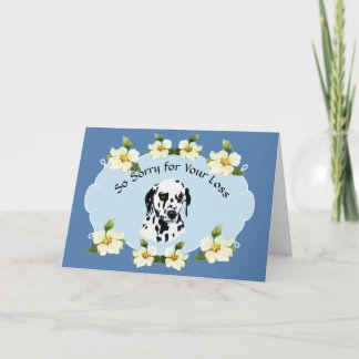Dalmatiër met sympathie voor Blue Dogwood Kaart
