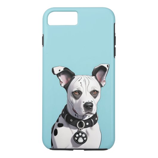 Dalmatiër met zwarte vlekken en halsband Case-Mate iPhone case (Achterkant)