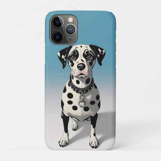 Dalmatiër met zwarte vlekken en halsband Case-Mate iPhone case (Achterkant)