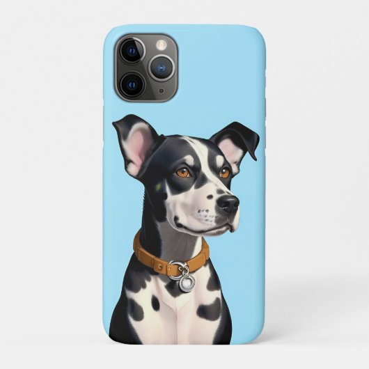 Dalmatiër met zwarte vlekken en halsband Case-Mate iPhone case (Achterkant)