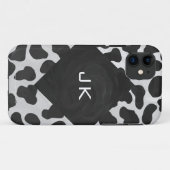 Dalmatiër Mono-gram zwart-wit afdrukken Case-Mate iPhone Case (Achterkant (horizontaal))