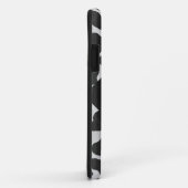 Dalmatiër Mono-gram zwart-wit afdrukken Case-Mate iPhone Case (Achterkant/rechts)