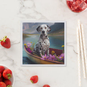 Dalmatiër op een peddel: Een landschappelijk avont Servet