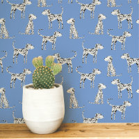 Dalmatiër Patroon Blauw