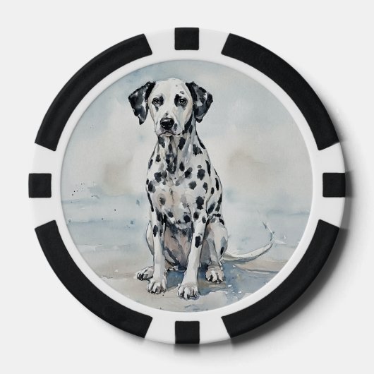 Dalmatiër Poker Chips (Voorkant)