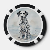 Dalmatiër Poker Chips (Achterkant)