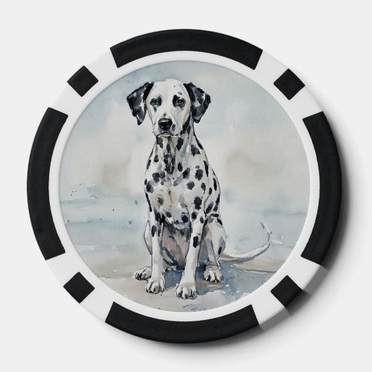 Dalmatiër Poker Chips (Achterkant)