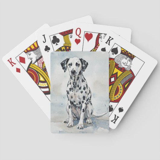 Dalmatiër Pokerkaarten (Achterkant)