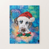 Dalmatiër ras hond kerst legpuzzel (Verticaal)