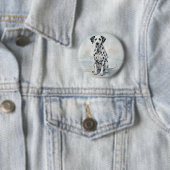 Dalmatiër Ronde Button 5,7 Cm (In situ)