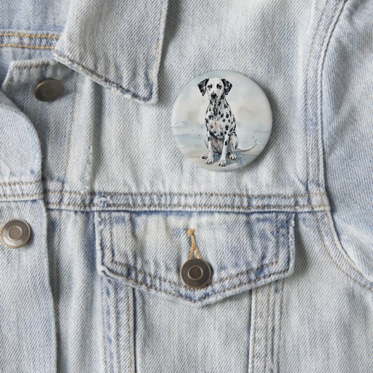 Dalmatiër Ronde Button 5,7 Cm (In situ)
