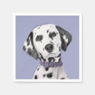 Dalmatiër Schilderij - Mooie Originele Honden Kuns Servet