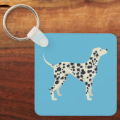 Dalmatiër Sleutelhanger (Voorkant)