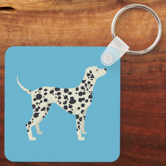Dalmatiër Sleutelhanger (Achterkant)