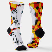 Dalmatiër Sokken (Gebogen)