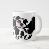 Dalmatiër stuurt liefde grote koffiekop (Voorkant rechts)