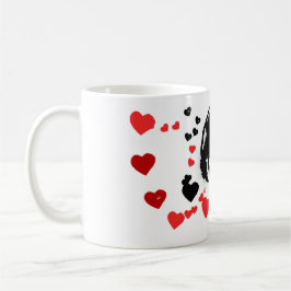 Dalmatiër stuurt liefde koffiemok