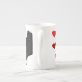 Dalmatiër stuurt liefde porselein kop (Achterkant)