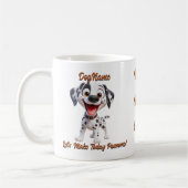 Dalmatiër, voeg de naam van de hond toe, verander koffiemok (Links)